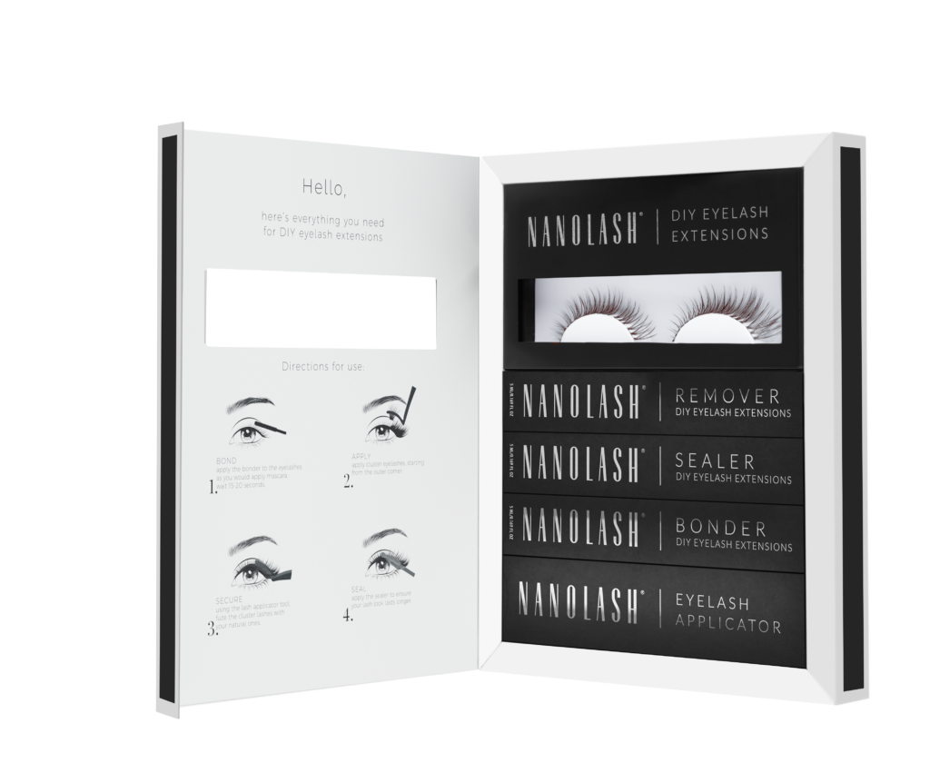 DIY Lash Extensions zur Wimpernverlängerung zu Hause nanolash